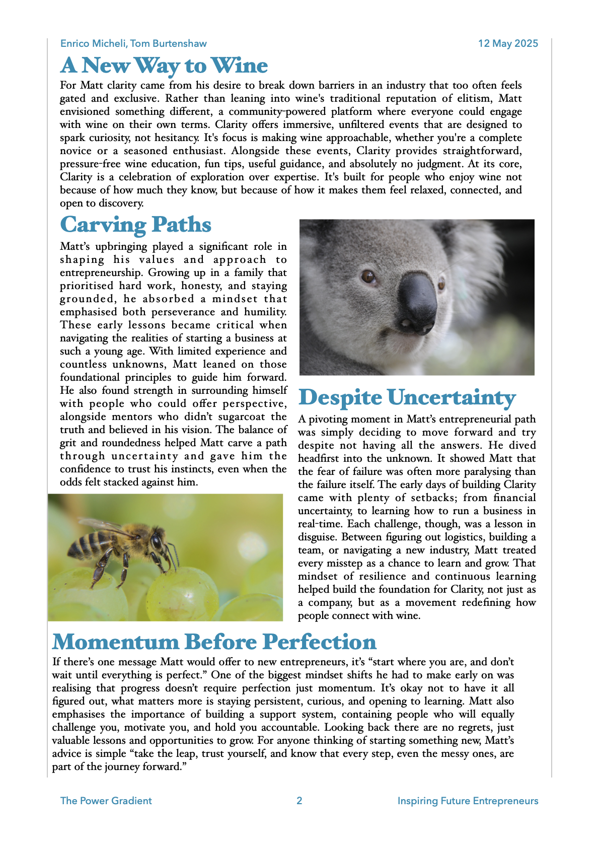 Page 2 of The Power Gradient - Week 24